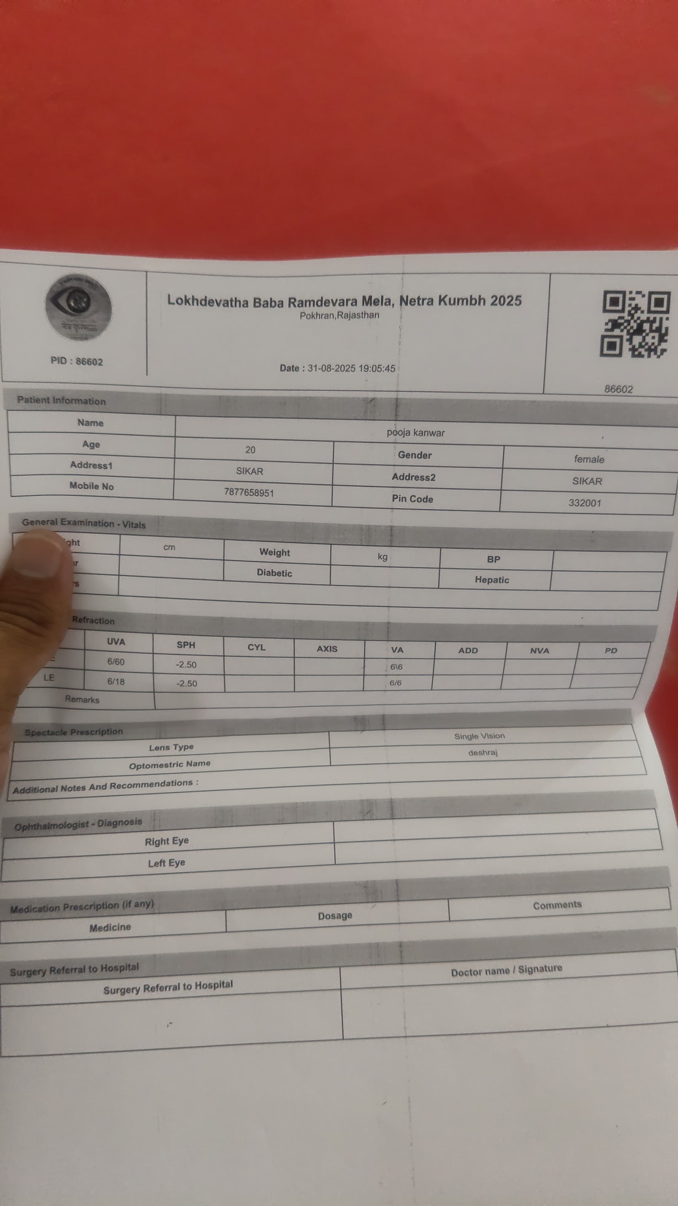 Submit Your Prescription Here Or Upload into Your Login Account After Checkout